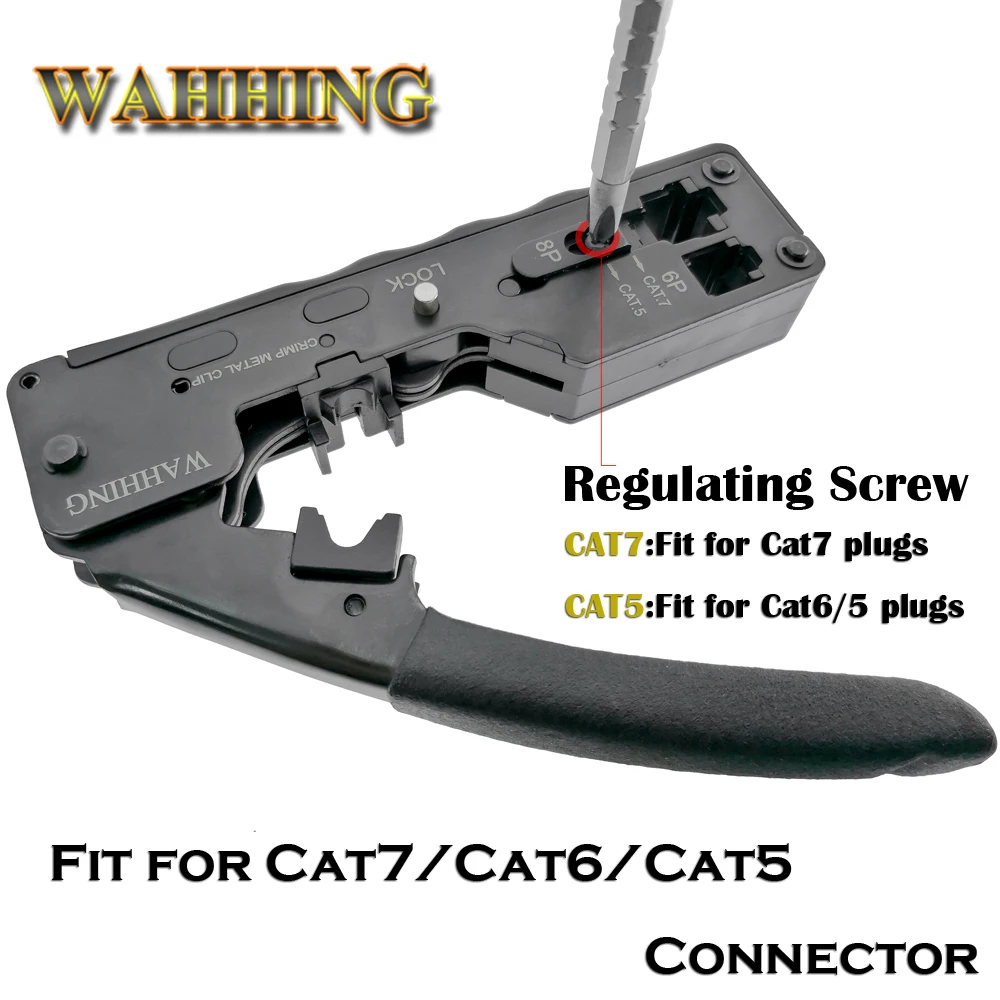 Обжимные Щипцы для сети многофункциональные металлические зажимы RJ45 разъемов Cat7