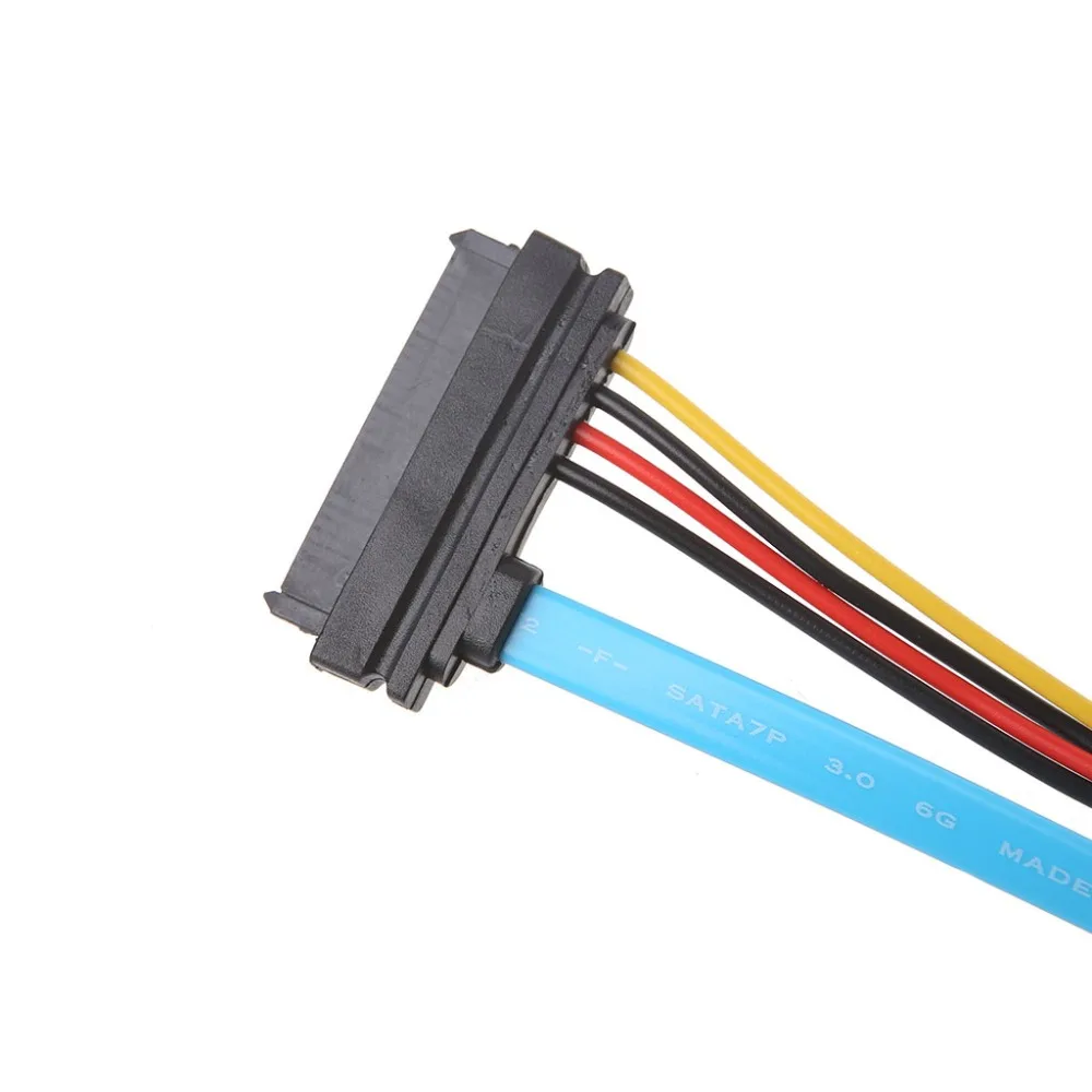 Новый Синий 7 Pin SATA Serial Female ATA To SAS 29 &amp 4 Мужской кабель питания адаптер конвертер