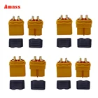 Штекерные разъемы Amass XT60 + XT60H, 10 шт., штекерные гнездовые штекерные разъемы, скидка 20%