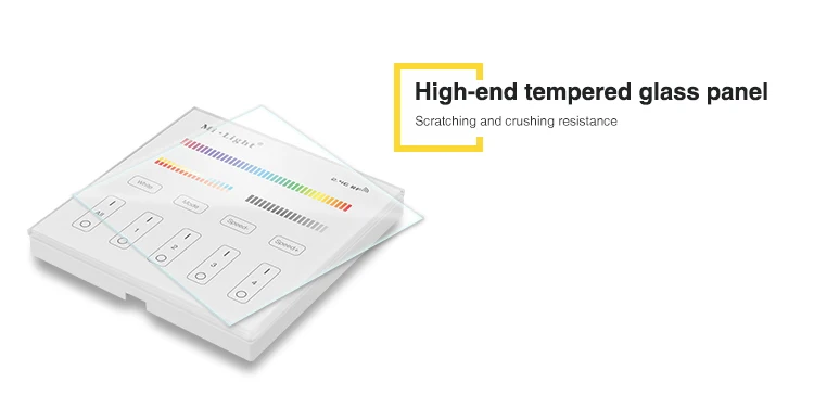 Milight T4 AC220V 4-Zone RGB+CCT Smart Panel Remote Controller for led strip light lamp or bulb | Лампы и освещение