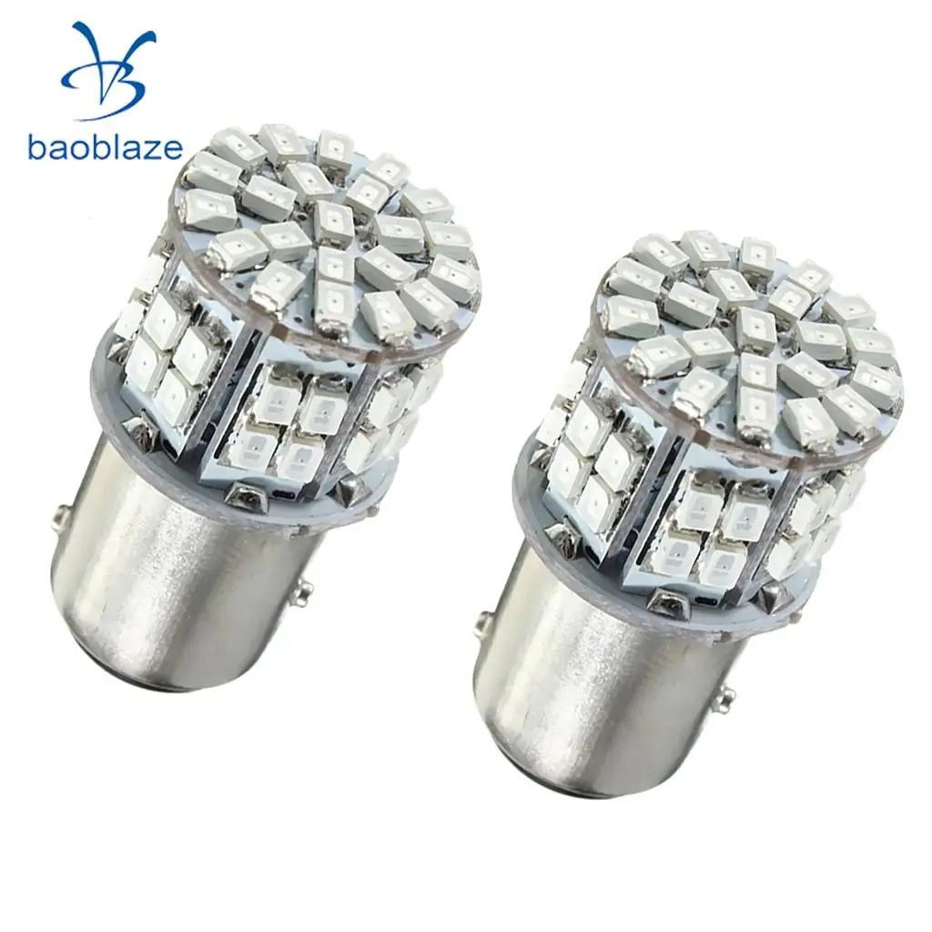 2X1157 1206 50SMD светодиодный стоп светильник задний фонарь сигнала поворота лампы красный