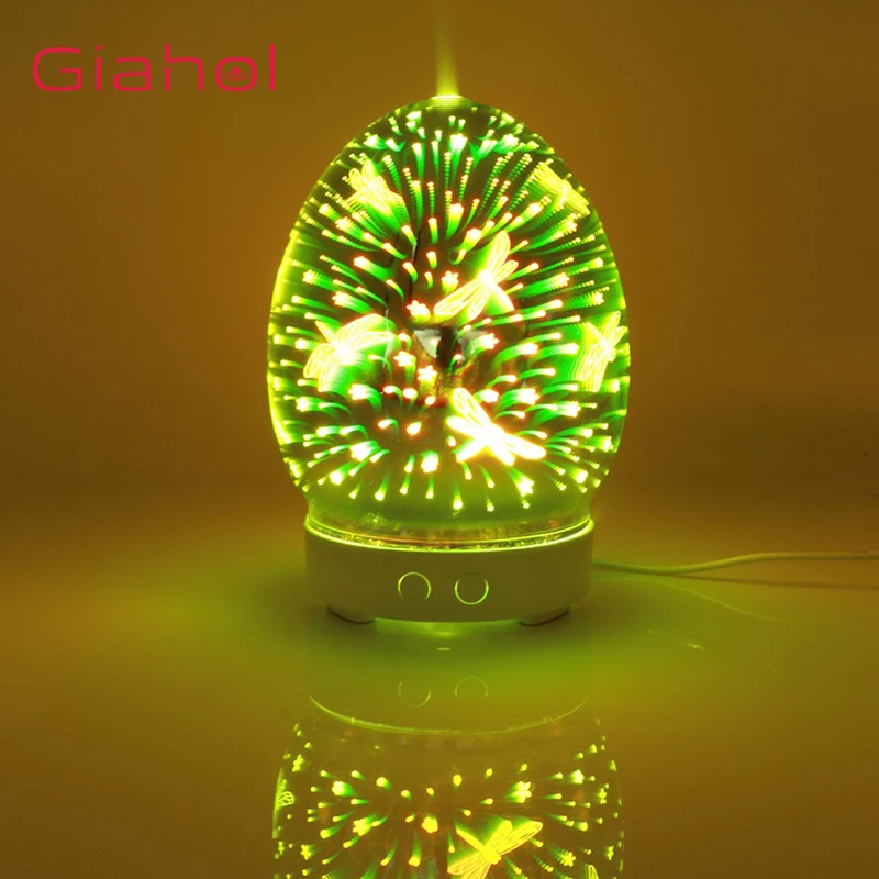 100 мл 7 видов цветов светодиодный Ночной светильник с распылением