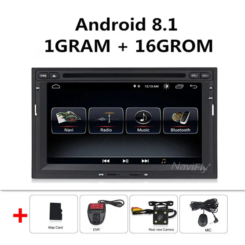 Car dvd Camera DVR 2din Android 9,1 автомобильный dvd мультимедийный плеер радио аудио для peugeot 3005 3008 5008 партнер Berlingo gps навигация FM RDS SD USB - Цвет: Car dvd Camera DVR