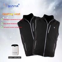 2020 usb heated vest winter outdoor thermal for men usb heating vest heated vest winter jackets