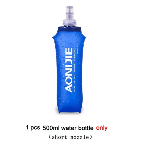 1 pcs 500ml bottle AONIJIE C943 18L Открытый легкий гидратационный Рюкзак Сумка жилет для 2L водный Пузырь Пешие прогулки бег марафон гонки - Цвет: 1 pcs 500ml bottle