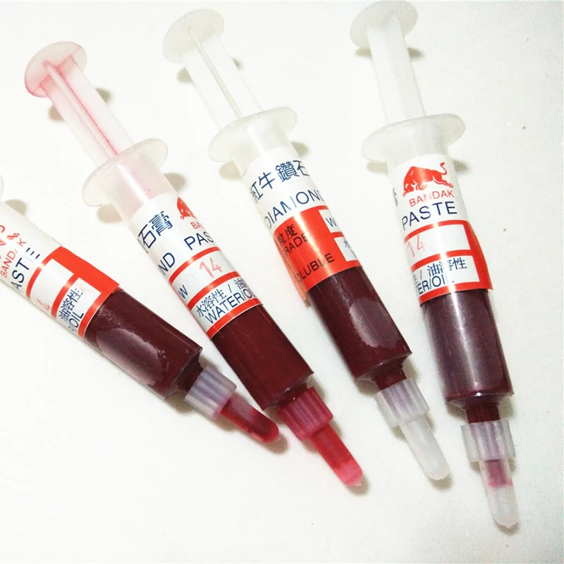 12 штук Алмазная абразивная игла для ввода пасты труба шлифовальная