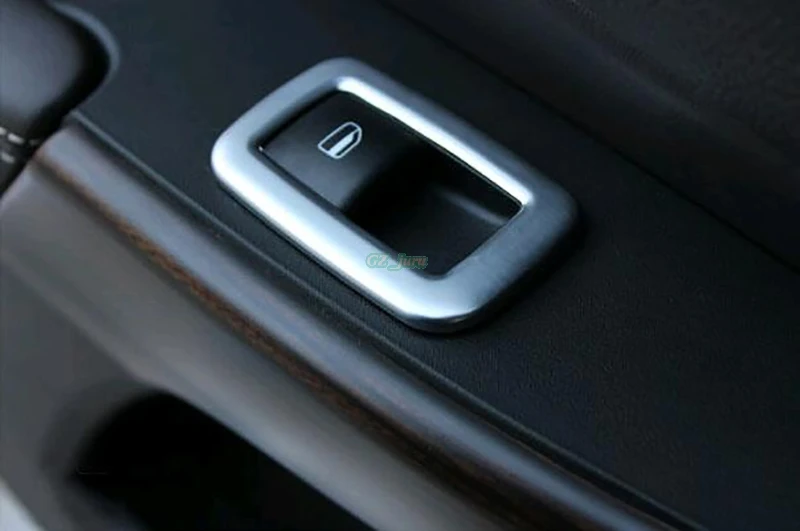 4 шт./компл. стайлинга автомобилей Хром Интерьер дверь Крышка батарейного отсека