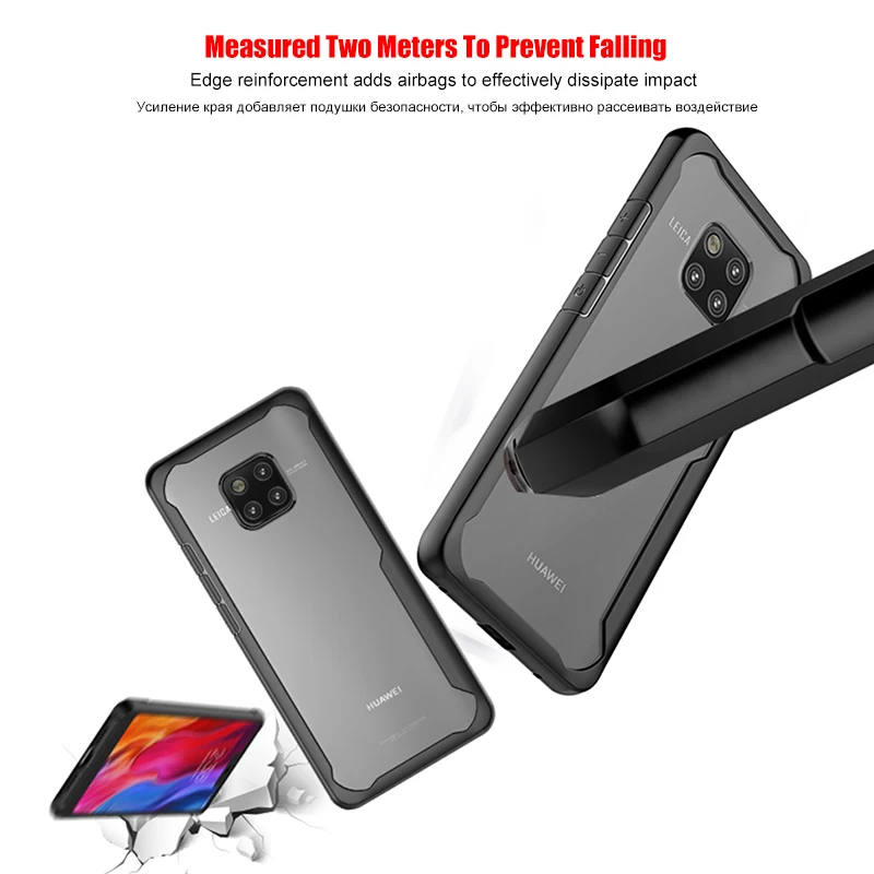 LuckGuard для Huawei Mate 20 10 Pro Чехол оригинальный противоударный силиконовый чехол Lite