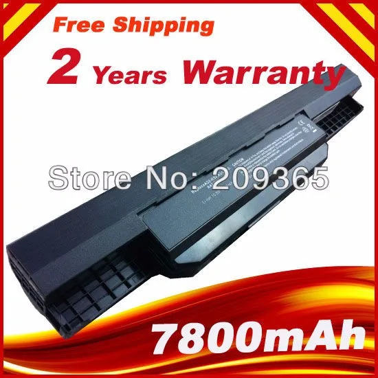 7800mAh Laptop battery For Asus X53B X44E X53E X53S X53T X53U X54F X54H X54K X84C X84S X84SLX84HR X44HO | Компьютеры и офис
