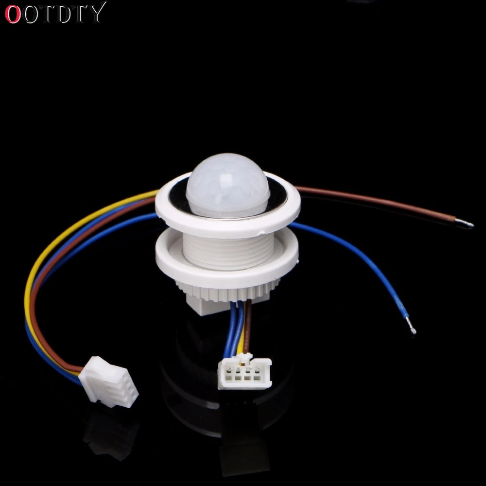 220V движения PIR Сенсор переключатель включения/выключение ИК инфракрасный