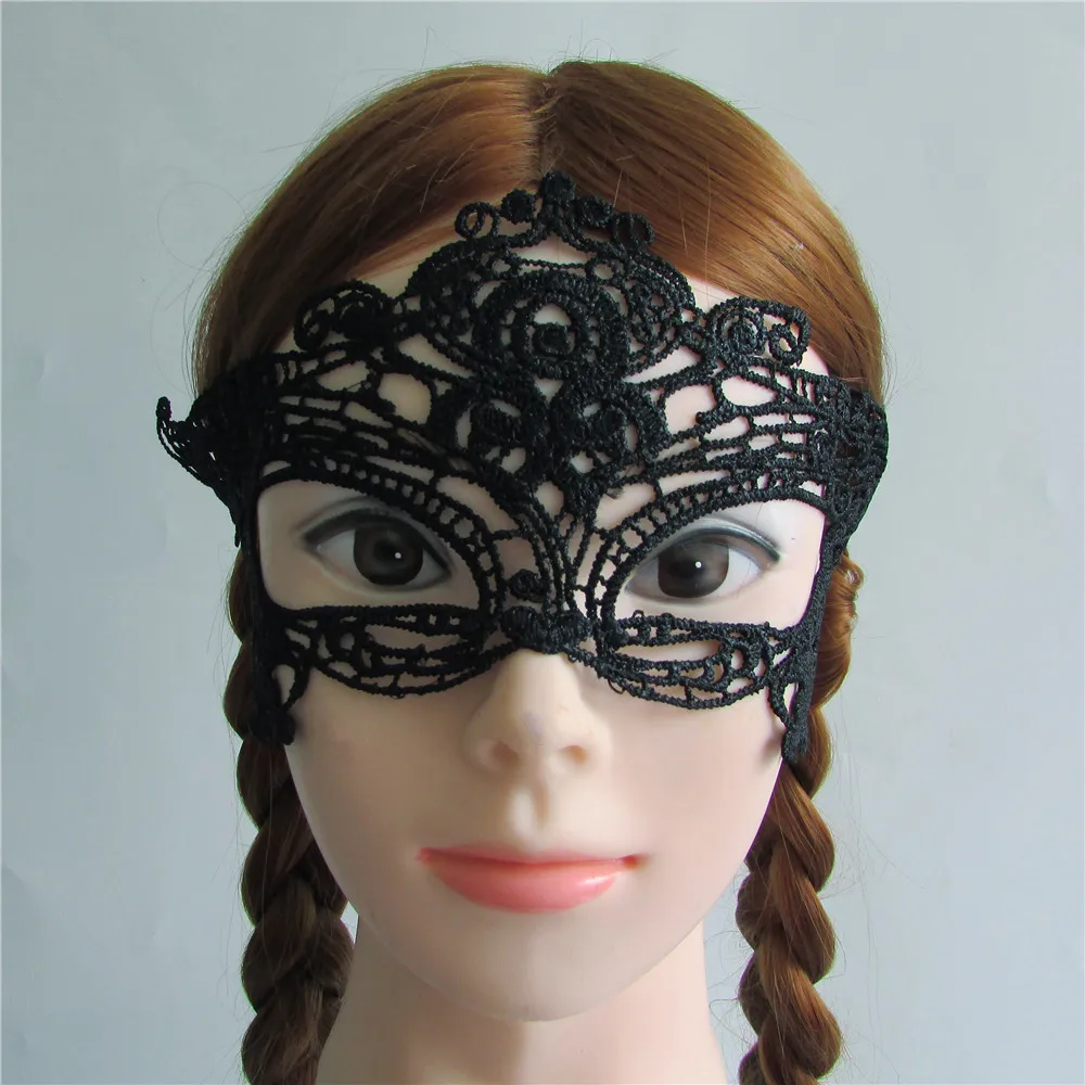 Лидер продаж Высококачественная Черная Сексуальная кружевная маска для женщин