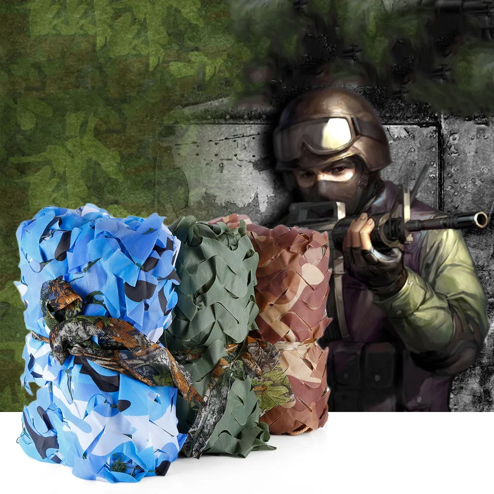 2 x 3M Woodland Military Car Tent Camouflage Net Hunting Camping Cover Sunshade | Спорт и развлечения