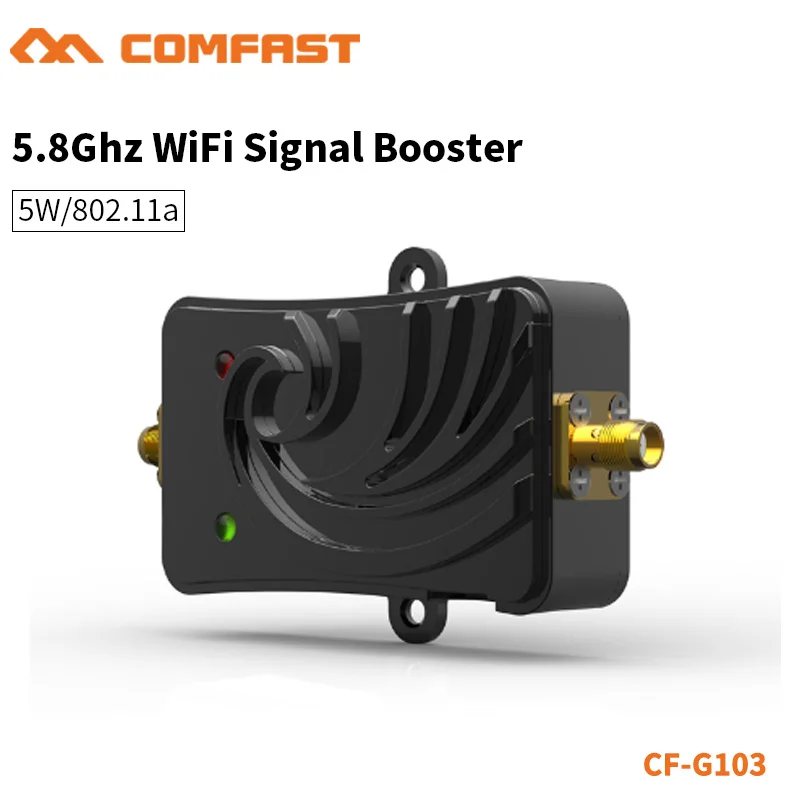 COMFAST 5000mW 802.11a/an Wifi беспроводной усилитель роутер 5 8 Ghz сигнала WLAN с антенной TDD plug and