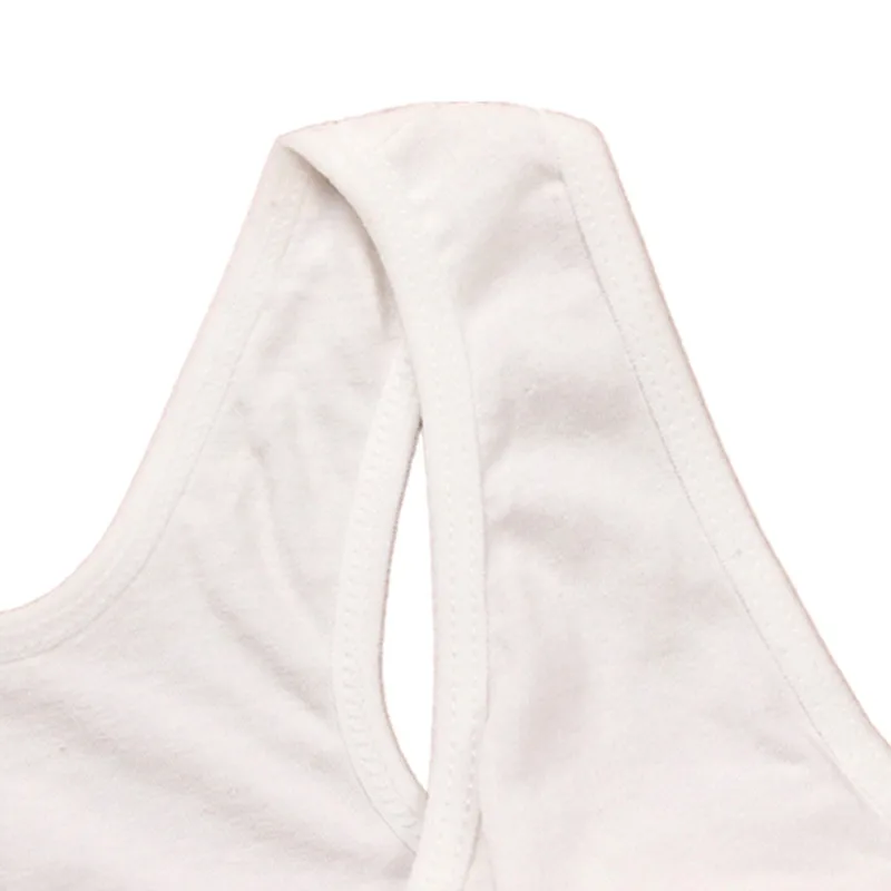 5 шт. хлопковые детские бюстгальтеры для девушек однотонное нижнее белье девочек