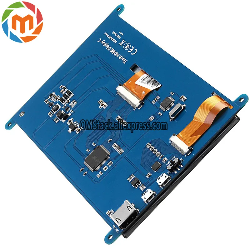 Новый 7 &quotRaspberry pi 3 емкостный Сенсорный экран ЖК дисплей модуль ips 1024x600 DIY Kit HDMI для