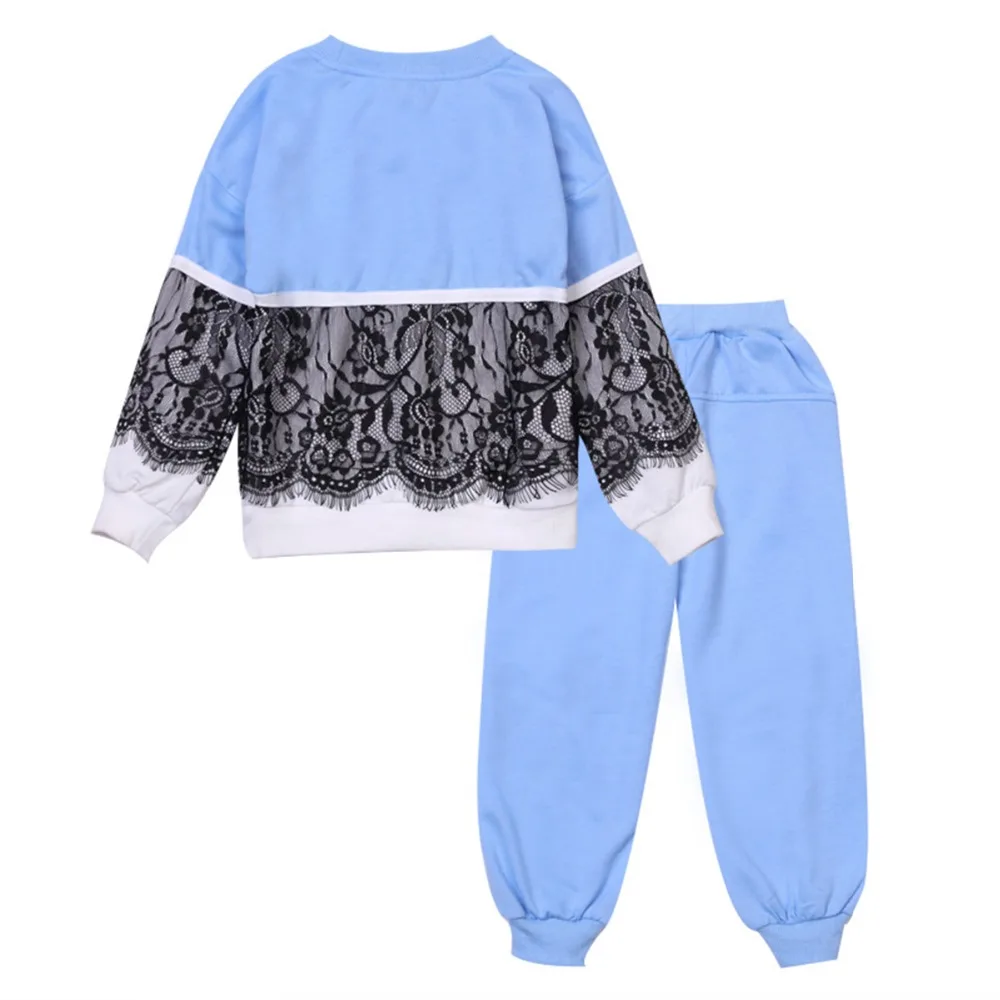 Комплект одежды для маленьких девочек из 2 предметов свитшот с длинным рукавом и