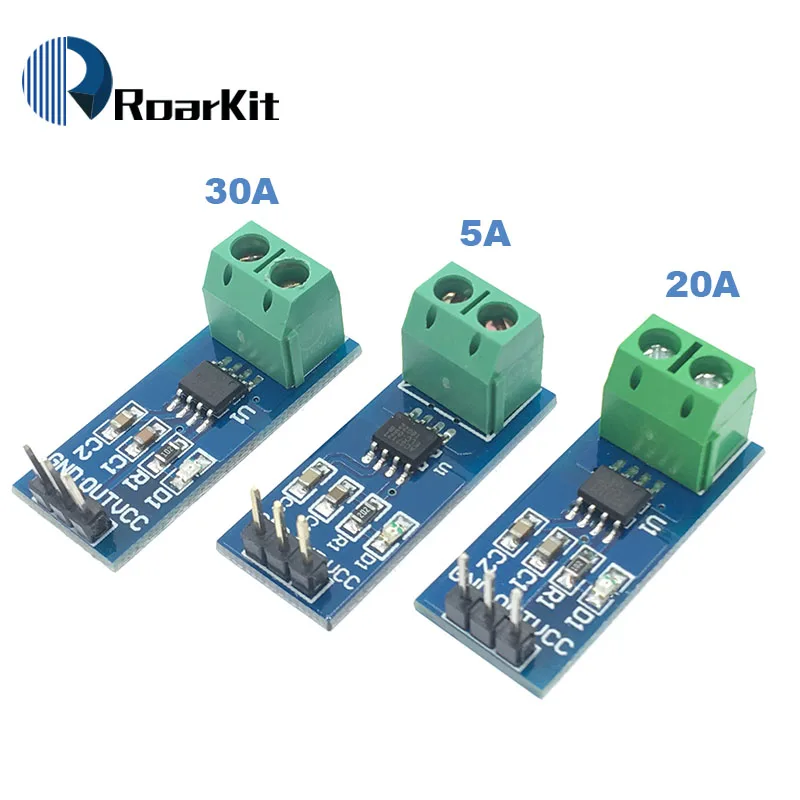 Лидер продаж ACS712 5A 20A 30A диапазон зал Текущий сенсор модуль ACS712 модуль для Arduino