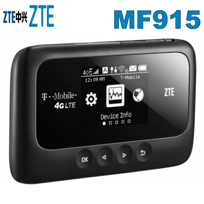 Множество 100 шт. мобильных роутеров ZTE Z915 MF915 band2/b4/b12/b17|mobile lte router|hotspot routerzte mobile hotspot |