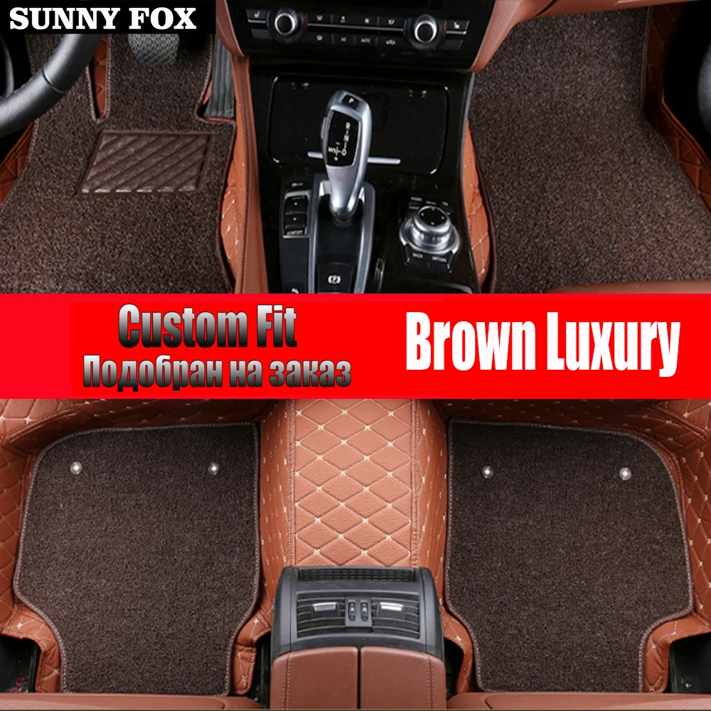 SUNNY FOX автомобильные коврики для Kia Soul K7 Cadenza 5D тяжелых ног случае Нескользящие