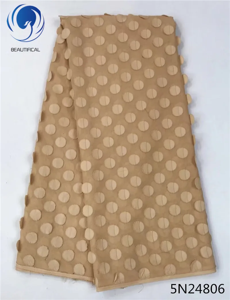 BEAUTIFICAL 3d lace fabric french net 2018 high quality african with for party 5yards/lot 5N248 | Дом и сад