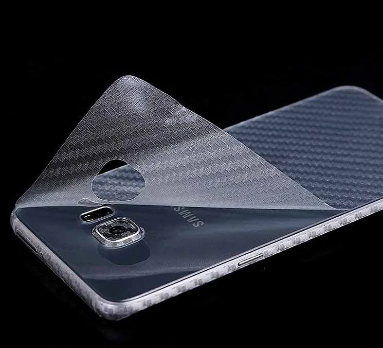 2 упаковки защитная задняя пленка из углеродного волокна 3D для Samsung Galaxy S9 + Plus