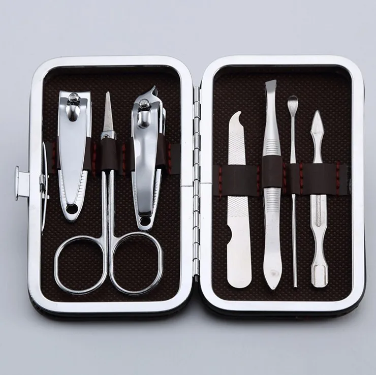 Набор для стрижки ногтей и педикюра 7 в 1|scissors pedicure|manicure tools casemanicure knife |