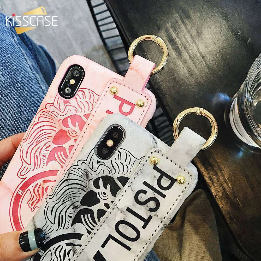 Чехол на запястье KISSCASE для Huawei P20 Lite P10 Plus Mate 10 Pro Lion чехлы телефонов Honor 9 заднюю