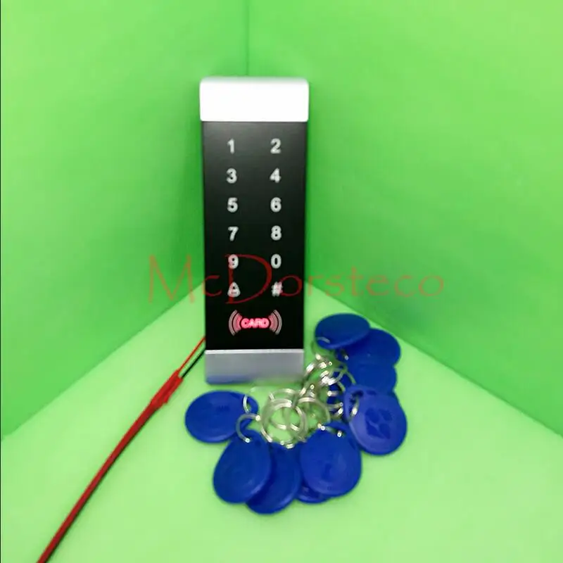 Rfid замок дверной 125 кГц с кнопкой выхода и брелками|rfid door lock|exit buttoncontrol system |