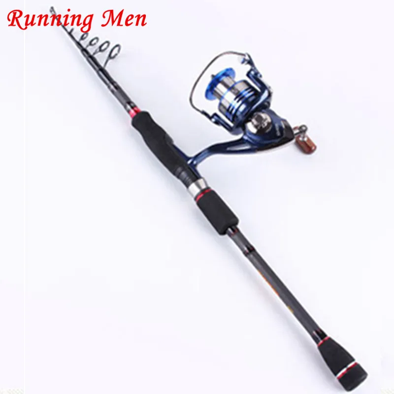

2019 New Telescopic Portable Black Carp Carbon Rock Spinning Lure Telescopic Fishing Rod Super-hard ultra-durable free delivery