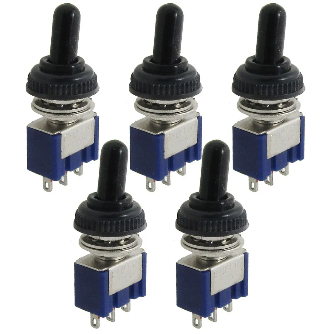 Промо-акция! 5 шт. AC 125V 6A ВКЛ./ВЫКЛ./вкл. 3 положения SPDT контакта тумблер с