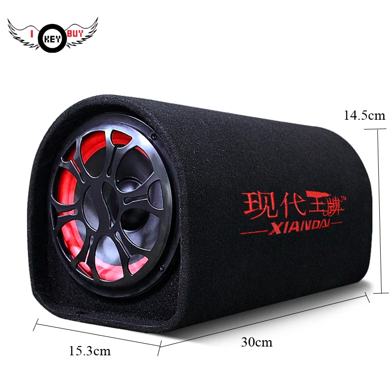 6 дюймов 12v 220v автомобильный аудио hi-fi Портативный 150w активный туннель колонки