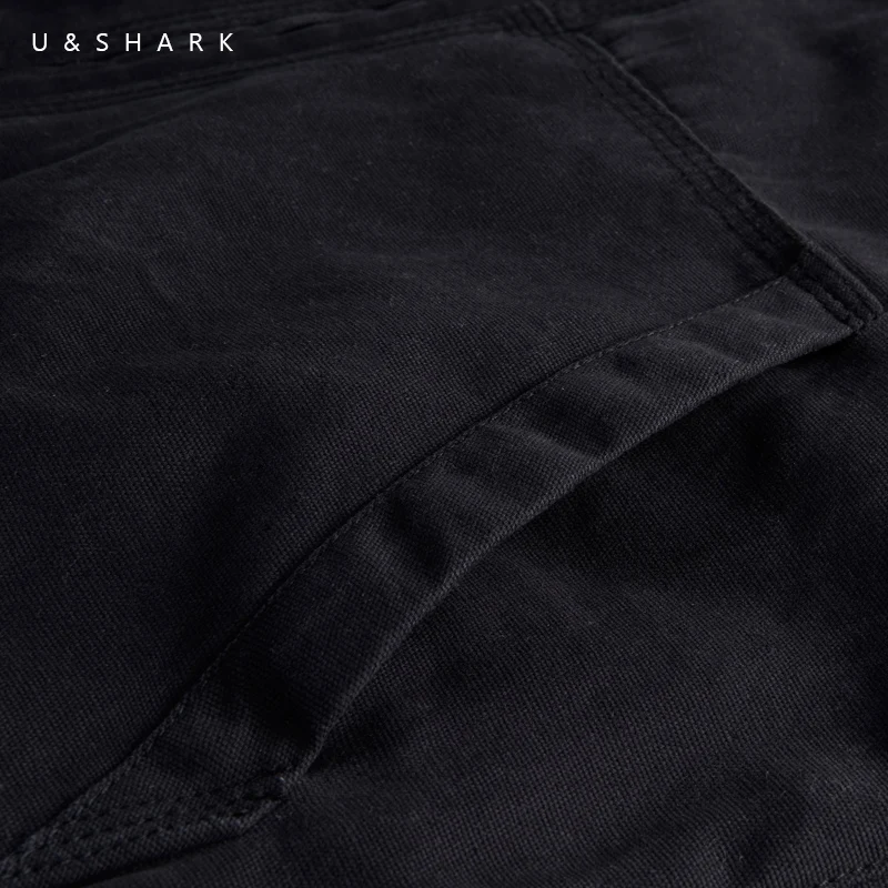 U &amp SHARK новинка зимы мужские хлопковые куртки пальто толстая верхняя одежда