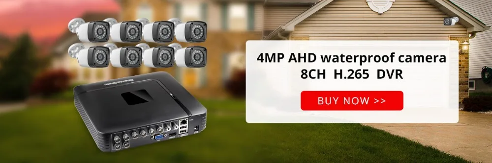 FUERS AHD CCTV HD 4MP камера 8 каналов 6в1 DVR H.265 система видеонаблюдения уличная камера система безопасности видео CCTV P2P HDMI Комплект