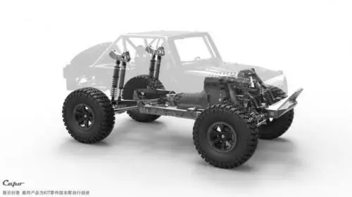 Капо 1/8 Масштаб RC автомобиль JKMAX KIT-E гусеничный радио 320A ESC Мотор сервопривод THZH0173 металлический шасси модель THZH0173
