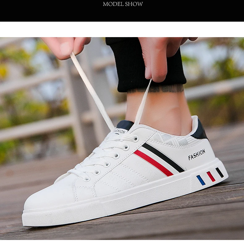 Size39-44 мужская белая повседневная обувь дышащая мягкая пу Корейская версия теннисные кроссовки спортивные кроссовки для бега мужские кроссовки красивая обувь