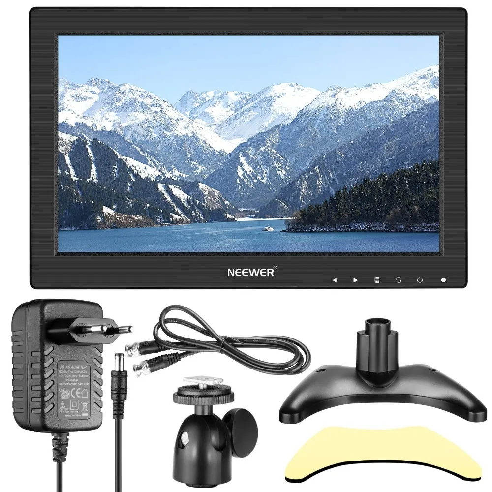 Neewer nw1116 11.6 дюймов HD 1080 P Мониторы HDMI USB VGA BNC видеонаблюдения av аудио Вход Динамик
