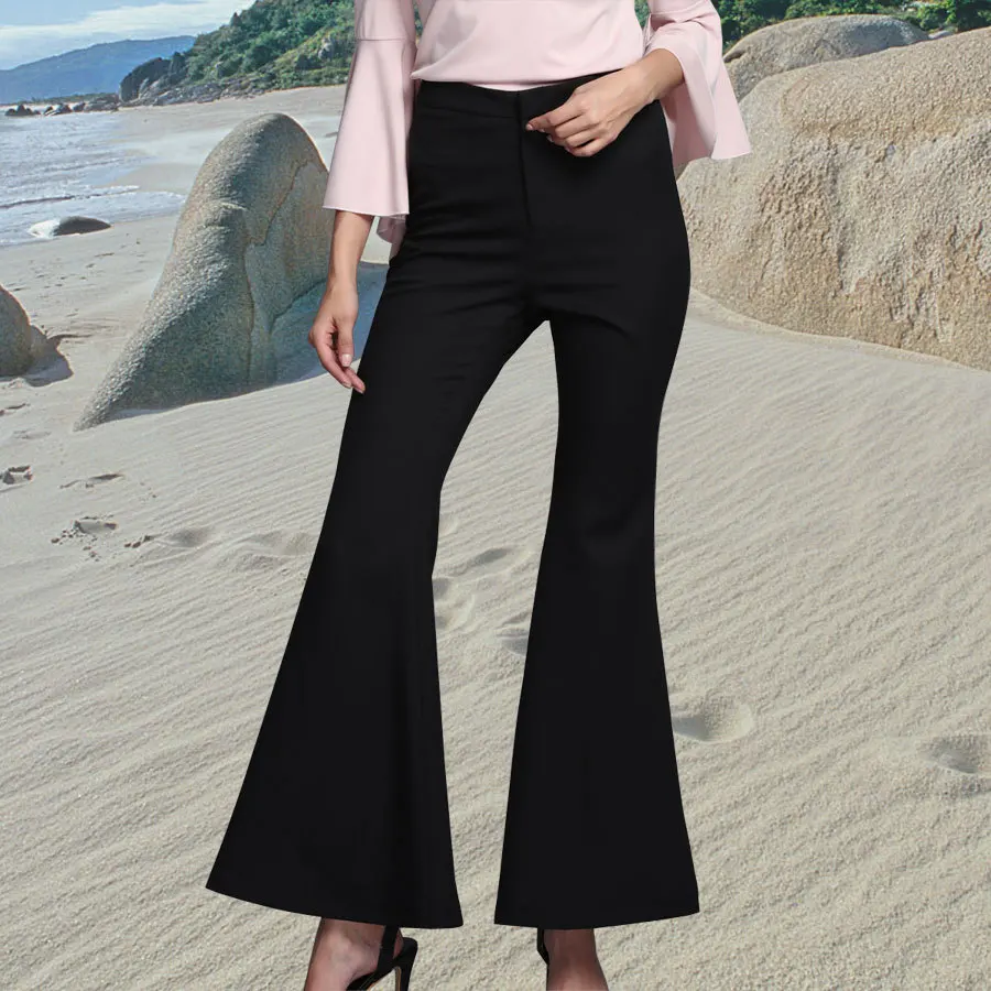 2017 Модные женские широкие брюки с высокой талией|leg trousers|wide leg trousershigh waist wide |