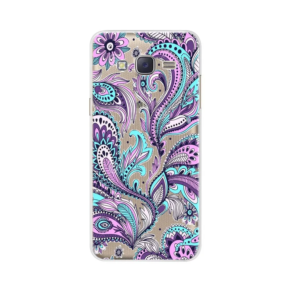 Мягкий ТПУ чехол с милым котом для samsung Galaxy J2 Prime G532F, силиконовый чехол для телефона, бампер для samsung Galaxy J2 Grand Prime - Цвет: Тёмно-синий