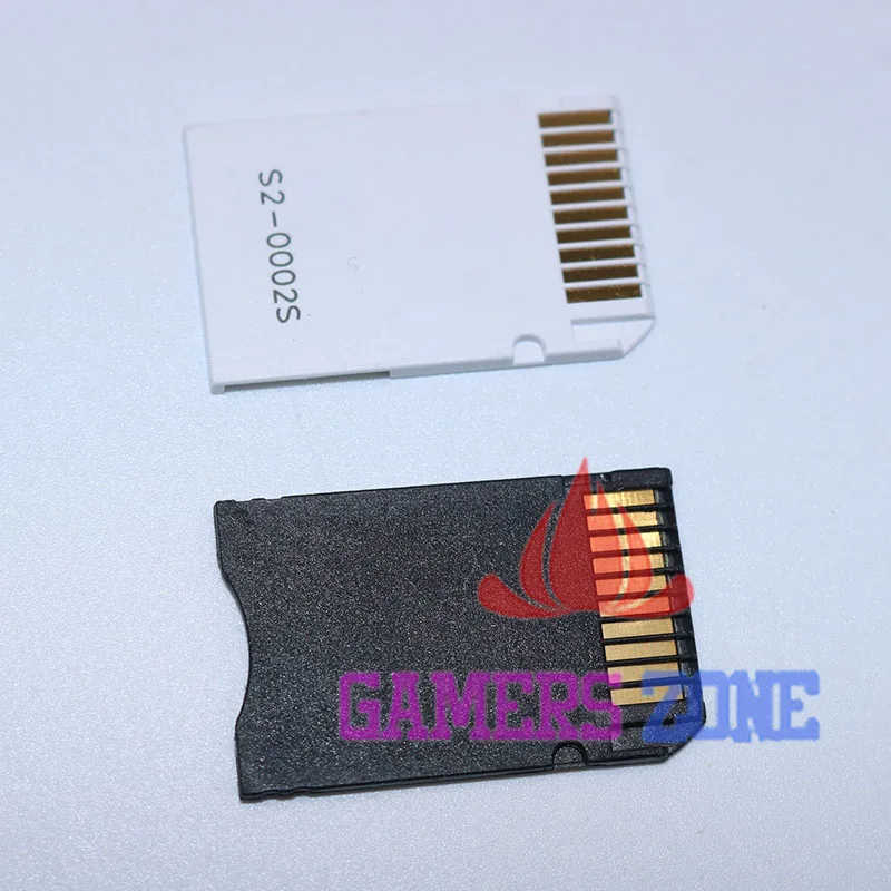 30 шт. SD HC к Memory Stick MS Pro Duo Card двойной адаптер с 2 слотами для Sony PSP 1000 2000 3000|hc|hc 300hc 10 |