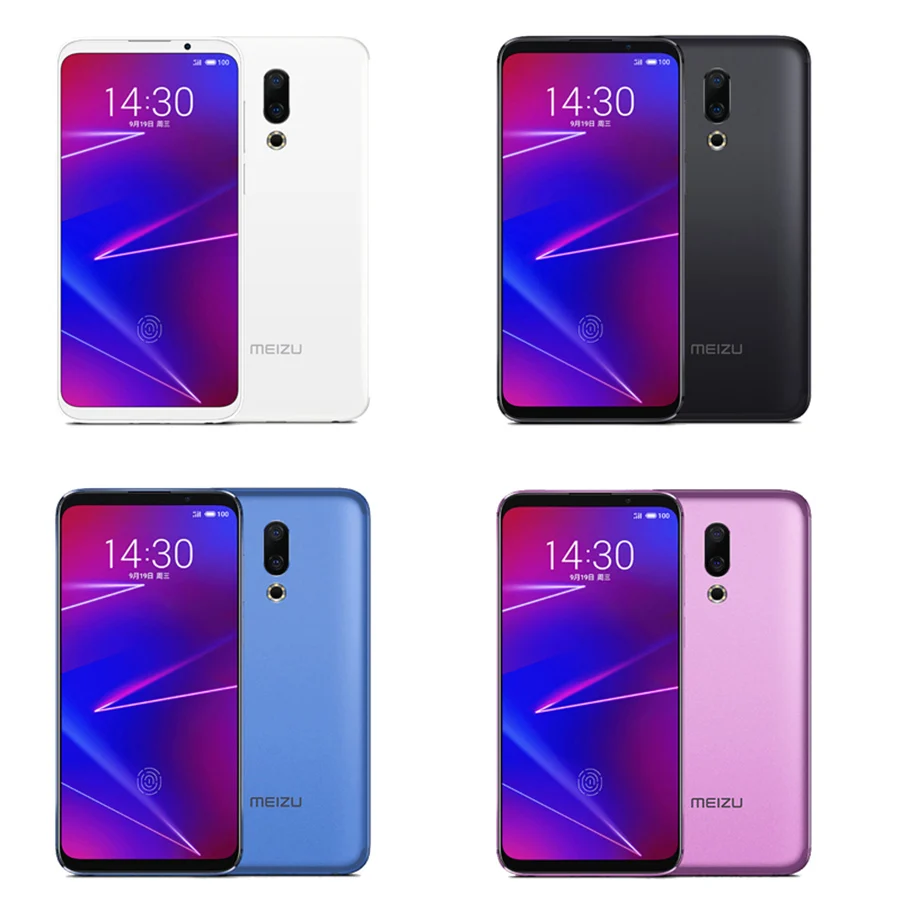 Глобальная версия Meizu 16 6 0 ''FHD ГБ 128 Восьмиядерный Snapdragon 710 2160x1080P двойная задняя