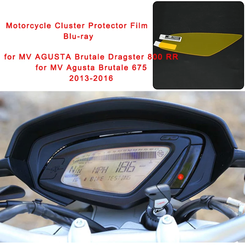 Защитная пленка от царапин для мотоцикла MV Agusta Brutale 675 Blu Ray Speedo Guard Для AGUSTA Dragster 800