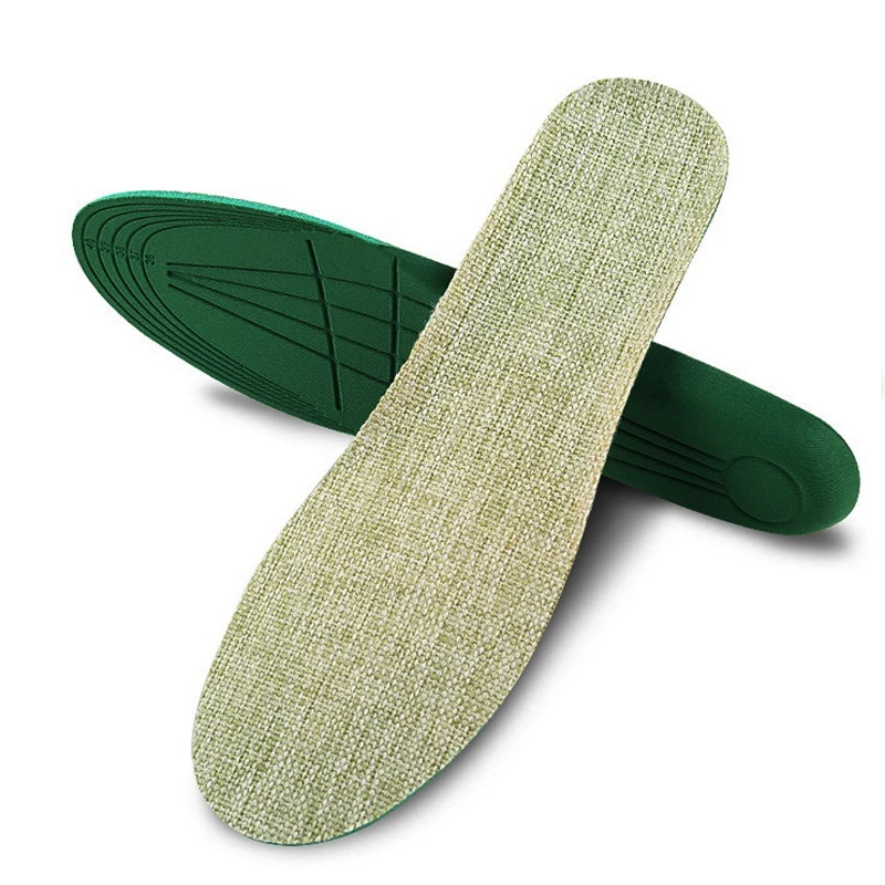 Спортивные стельки из льняной ткани поглощающие пот | Обувь