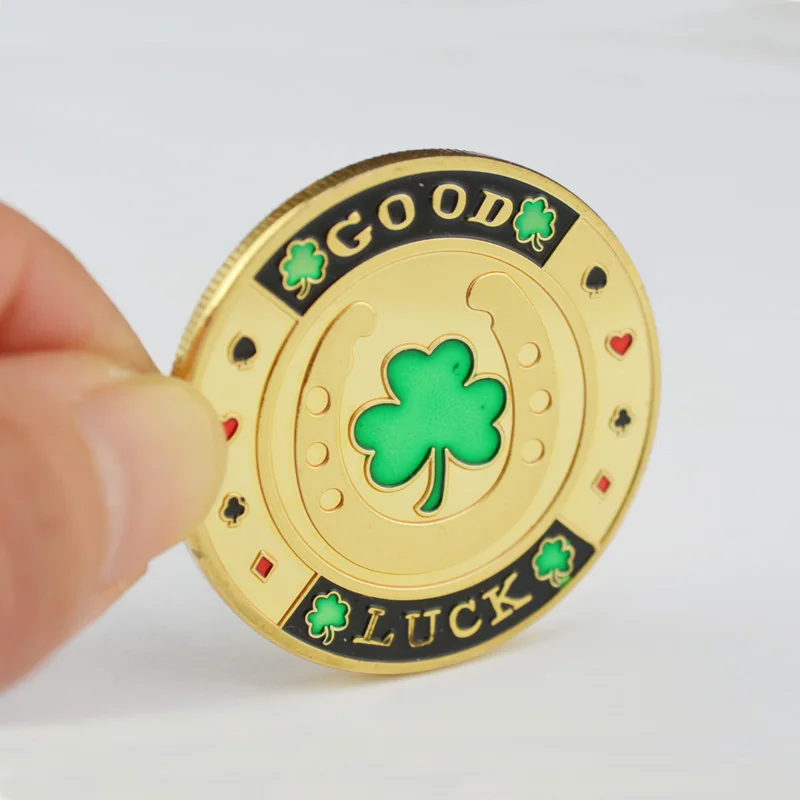 Высокое качество металла покерные фишки казино карты протектор для азартных игр