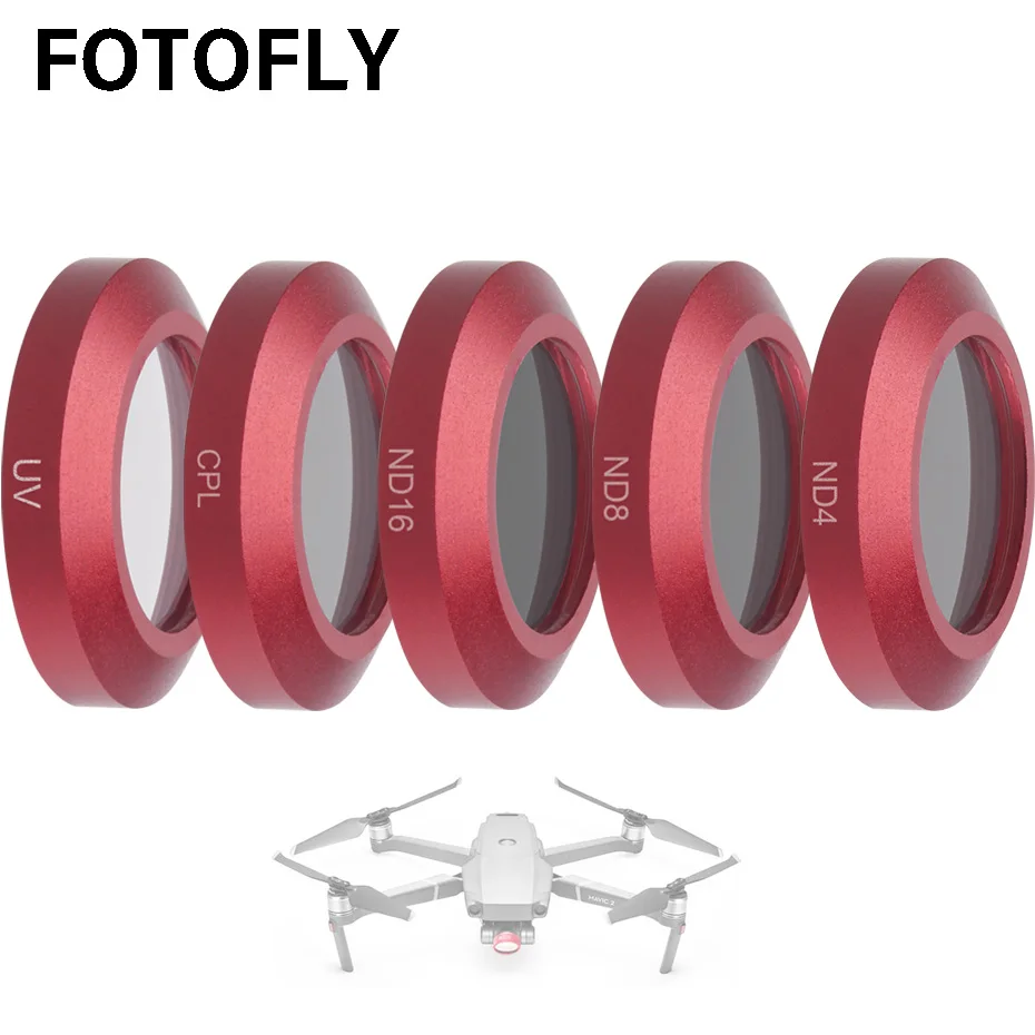 Набор фильтров для объектива камеры Mavic 2 Zoom фильтр дрона ND 4 8 16 32/UV/CPL/Star Line Point DJI