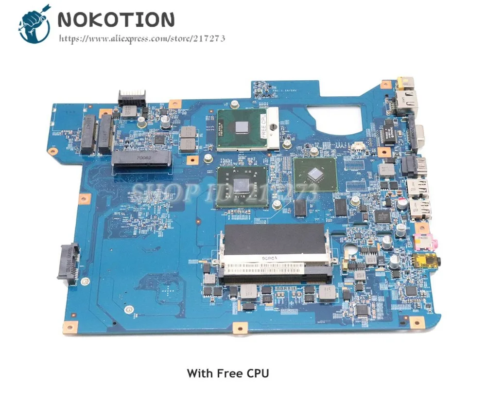NOKOTION для Packard bell Gateway NV58 TJ65 материнская плата ноутбука GT210M DDR2 MBBFF01001 MB.BFF01.001 SJV50 48.