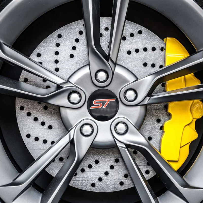 4 шт. 56 5 мм ST Логотип Стикеры s Авто центр колеса концентратор шапки для Ford Focus 2