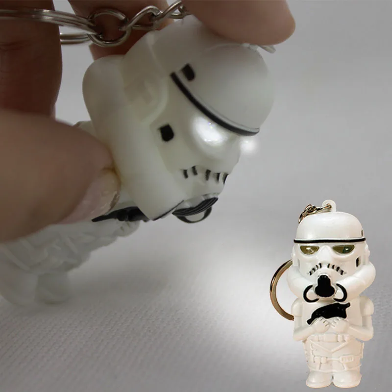 2016 Звездные Войны Пробуждение силы светодиодный фонарик-брелок Дарт Вейдер