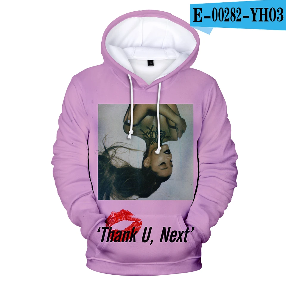 3D Ariana Grande Thank U следующий альбом Highstreet Cool Женская и мужская одежда горячая Распродажа повседневные крутые худи Harajuku толстовки - Цвет: Бежевый