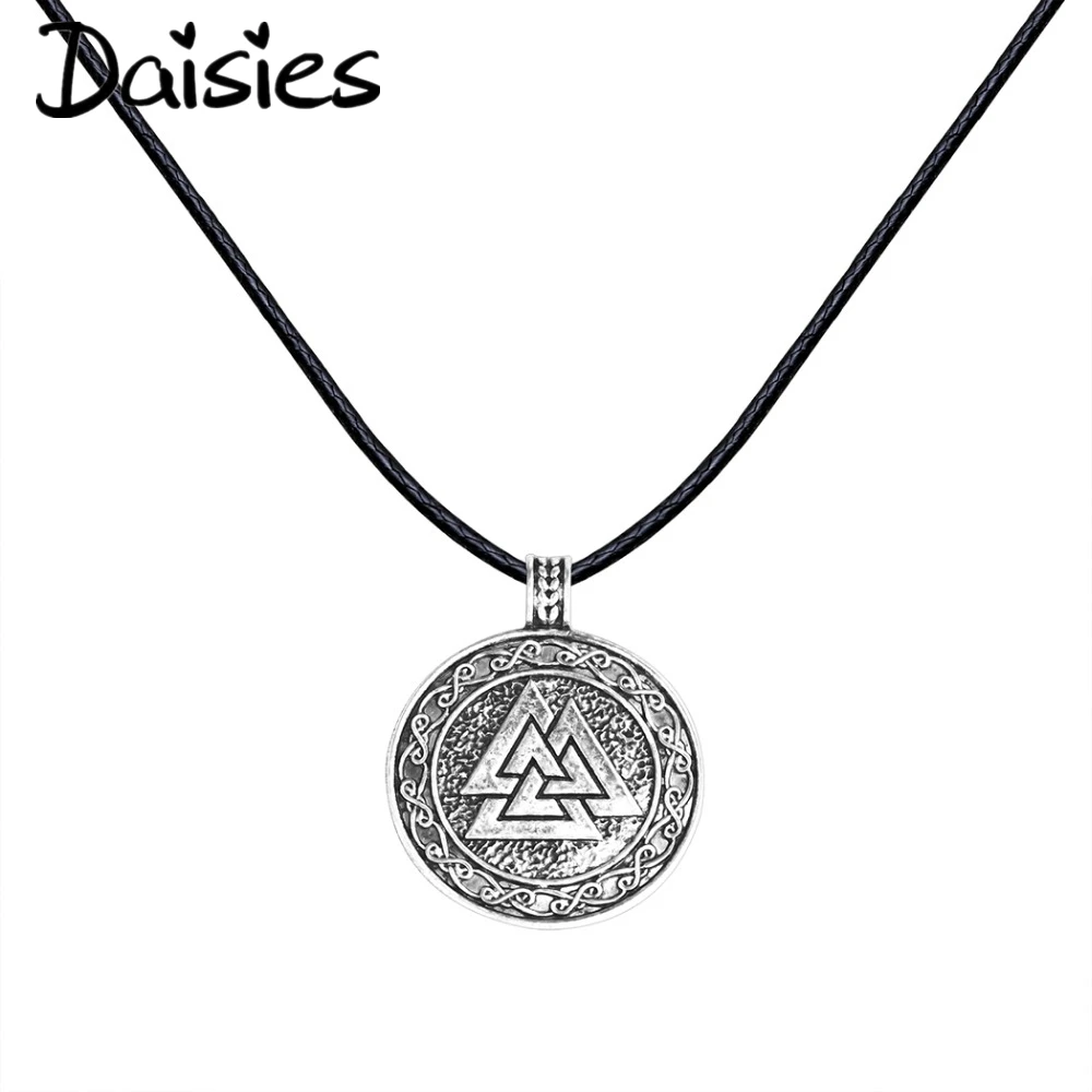 1 шт. славянский норвежский амулет Valknut языческий подвеска ожерелье