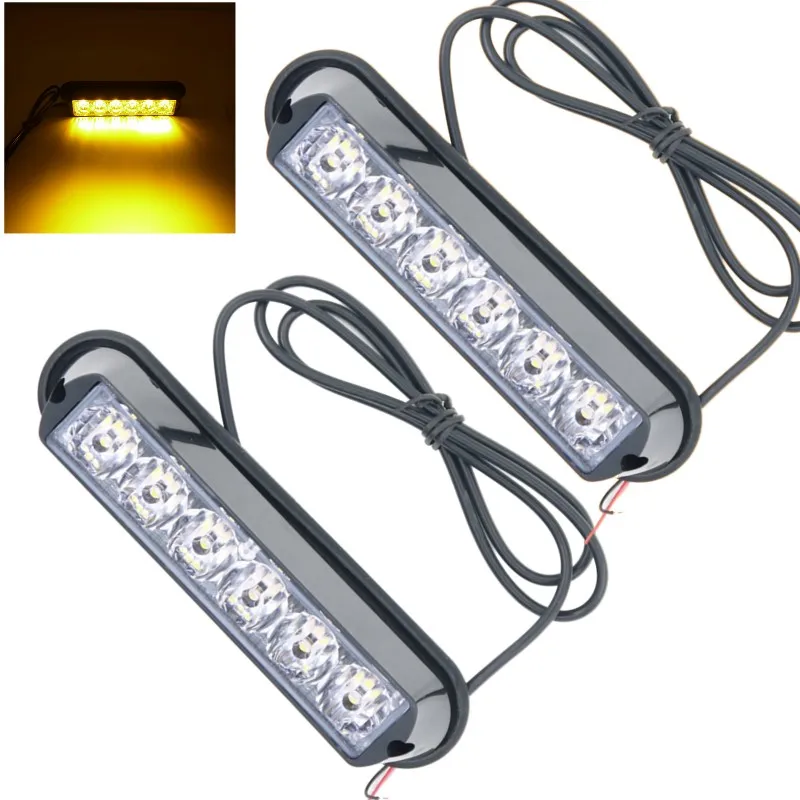12v24v 18 Вт светодиодная вспышка противотуманная фара Автомобильная решетка для